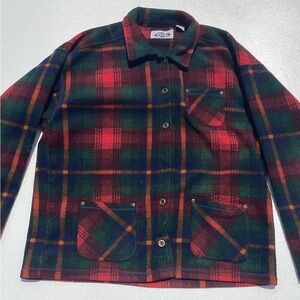 Vintage Ride Plaid Button-Up Jacket - Sz XL